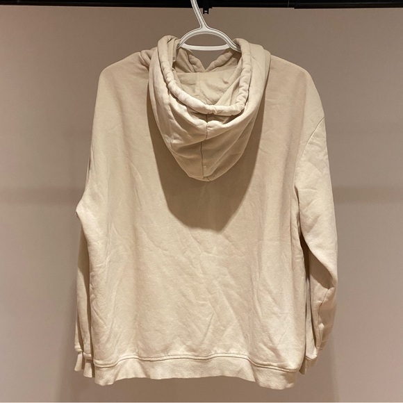 🚩SOLD- H&M + Disney Mickey Mouse cream Hoodie Sweatshirt Women’s Size medium - Picture 8 of 12